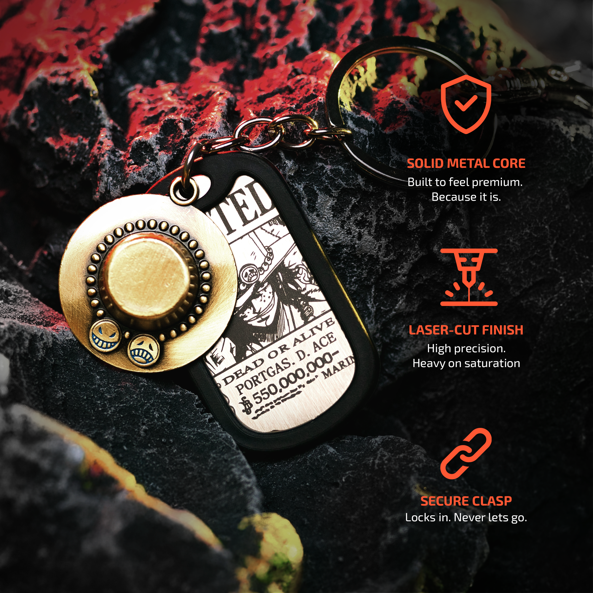 Fire Fist Charm & Poster