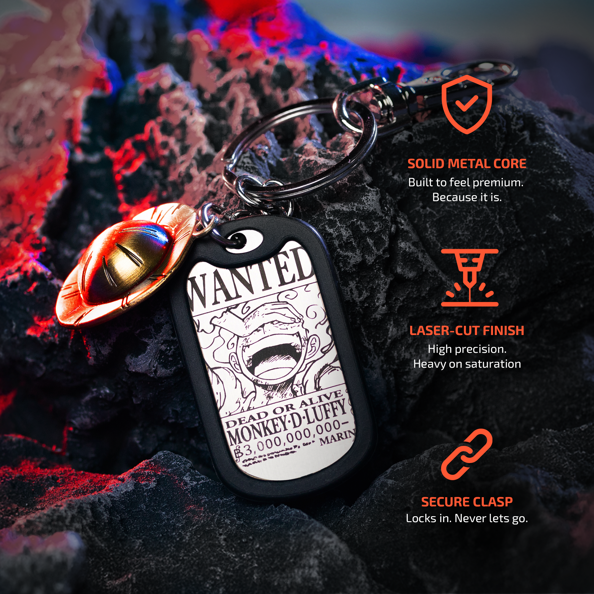 Nika Luffy Keychain