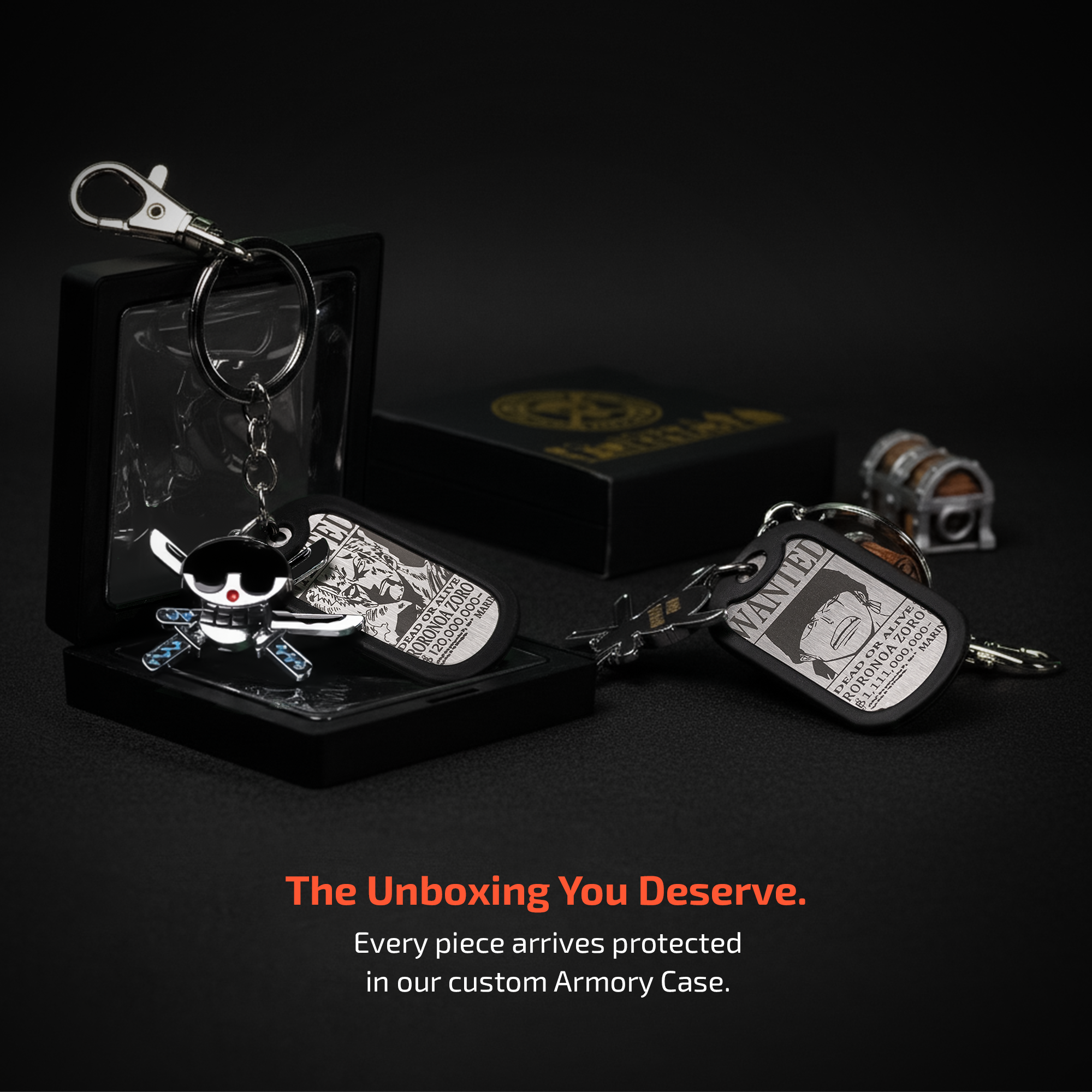 incrm zoro アクセサリー Amazon.com: One Piece - Roronoa Zoro Keystrap and Keychain Bundle